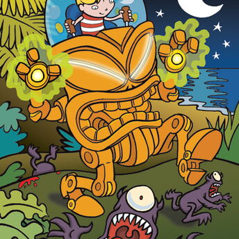 tiki monster dames winner silver Marketing illustration