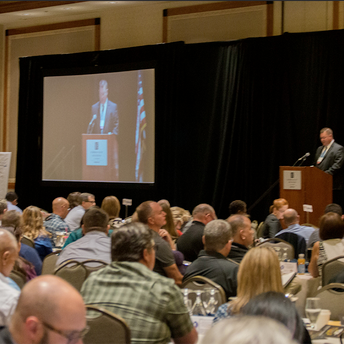 Graphic recording at a conference